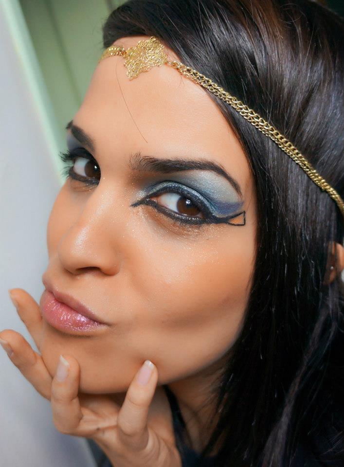 maquillage egyptien bouche